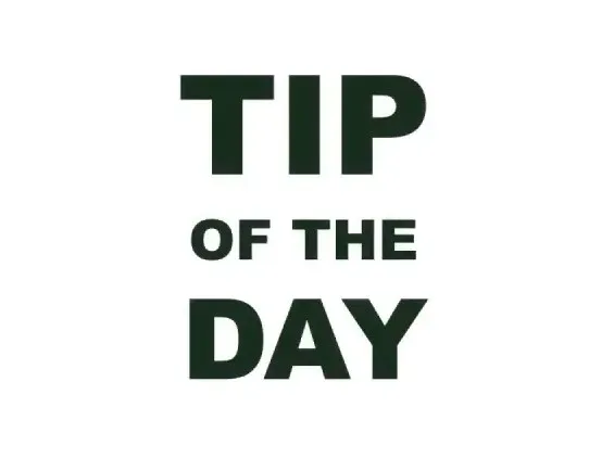HFC Tip of the Day
