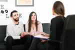 couple in meeting with psychiatrist