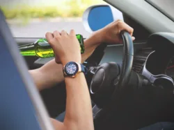 Man driving under the influence of alcohol