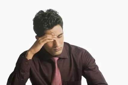 upset man