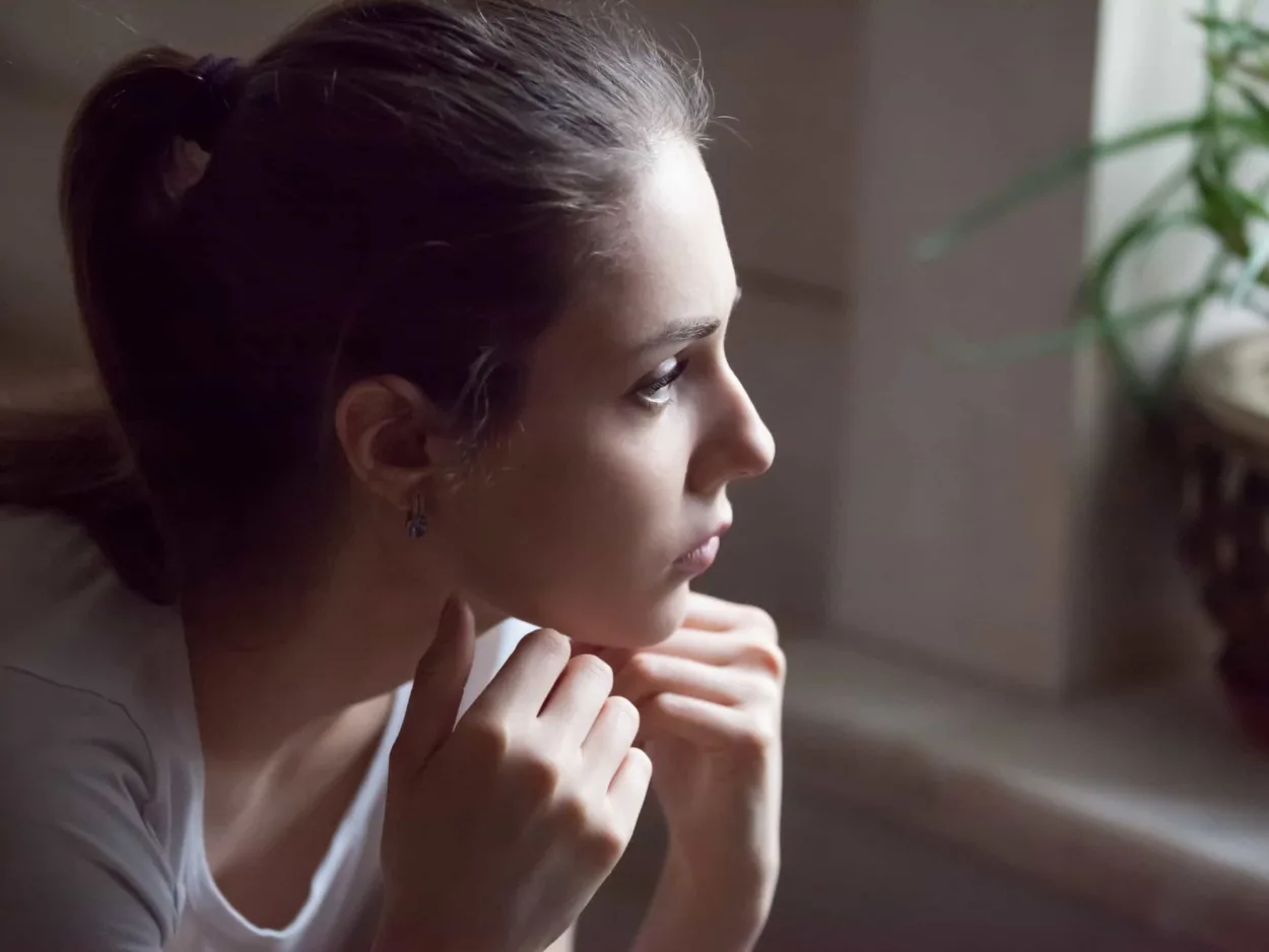 A woman considers whether to try therapy