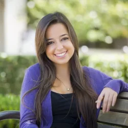 teenager smiling