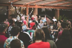 college gathering