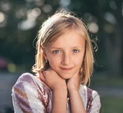 Child with protective factors against substance use disorder